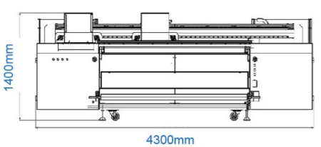 UV гибридный принтер  KEUNDO"SQ-2500H "