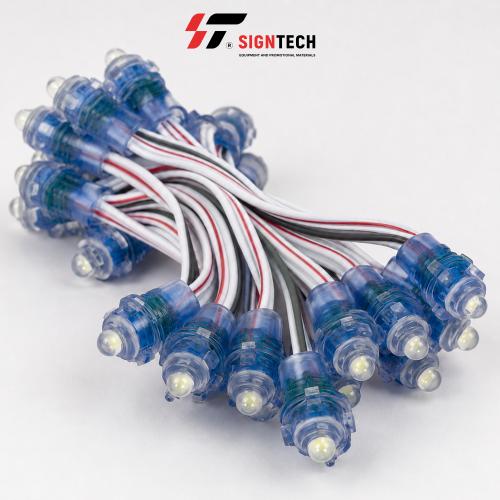 Диод-пиксели 1-точечные 9мм Белый 0,2W/12V