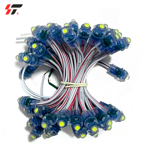 Диод-пиксели 1-точечные 9мм Зеленый 12V