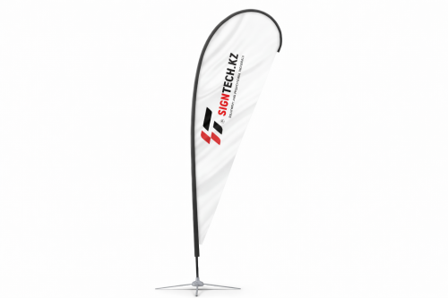 Флаг (капля) напольный высота 4,3 м (в собранном виде 5,6 м) 