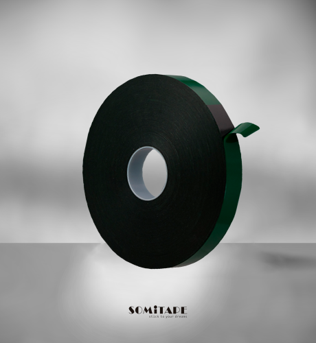 Вспененная двухсторонняя клейкая лента (черная) (3.0*50м) SH322-CB