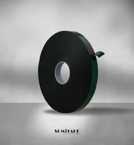 Вспененная двухсторонняя клейкая лента (черная) (2.0*50м) SH322-CB