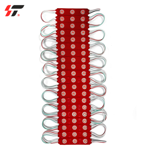 Диоды 3-х точечные Красные с линзой 2835-6113-G5-13000К-1.2W