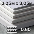 Вспененный ПВХ повышенной плотности (0,60) (2,05м х 3,05м).