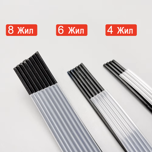 Шланг прозрачный 8-й рядовый 5*3						