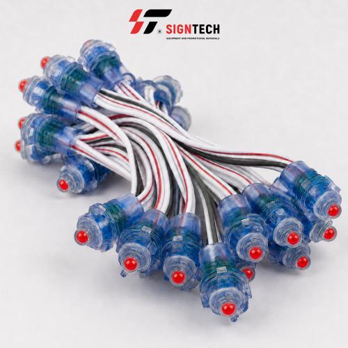 Диод-пиксели 1-точечные 9мм Красный 0,2W/12V
