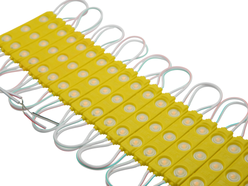 Диоды 3-х точечные Желтые c линзой 2835-6113-G5-13000К-1.2W