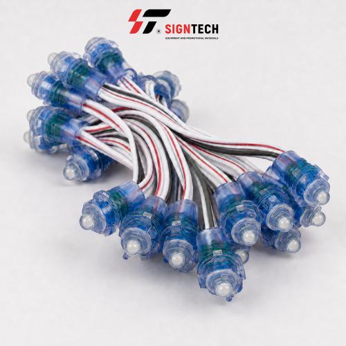 Диод-пиксели 1-точечные 9мм Синий 0,2W/12V