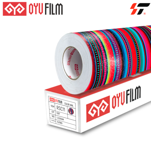 Радужная самоклеющаяся пленка RSC11 (1,22*1 м) метражом