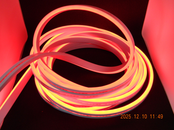 Гибкий неон Красный 6 мм*100 м*7.2W*12V*120D/m