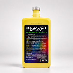 Краска Eco сольвент Galaxy TEE для DX5 Y 1 л