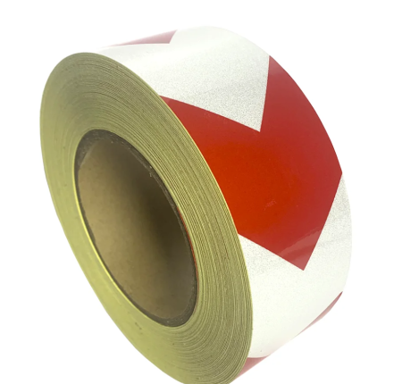 Лента светоотражающая красно-белая SH515 (50мм*45,7м)