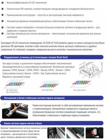 УФ Широкоформатный принтер CR-3200UV-PLUS - SignTech