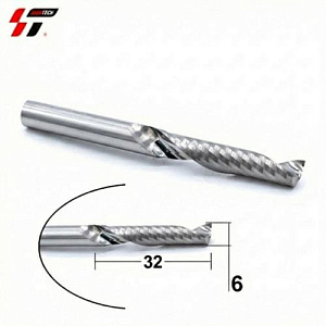 Фреза 1-х заходная 6*32 (стружка вниз)