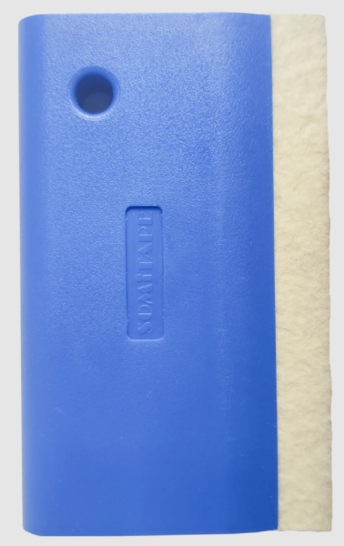 Ракель войлочный красный-синий SH101