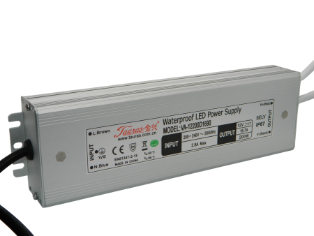 Трансформатор Tauras уличный 200W-12V