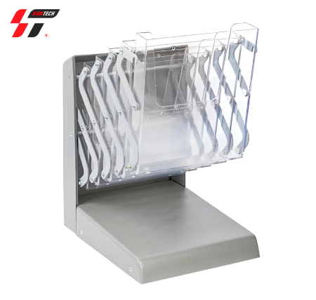 Буклетница  А4 с металлическая черная