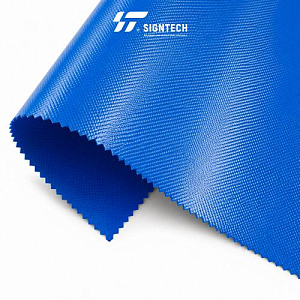 Тентовая ткань 650гр Синий 2,5м*50м PVC Tarpaulin (1000*1000/23*23)