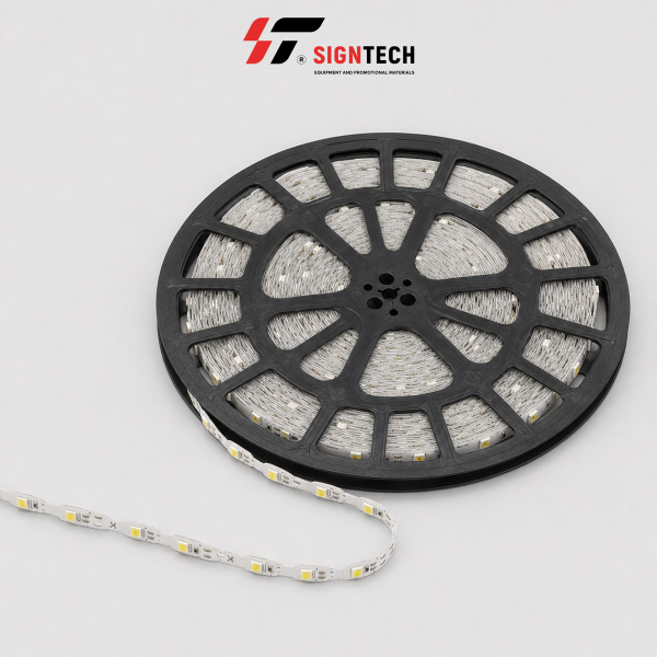 Светодиодная лента C5028 (28LED/m-10mm-15W/m-12000K- 12V-ip67-80m/roll)