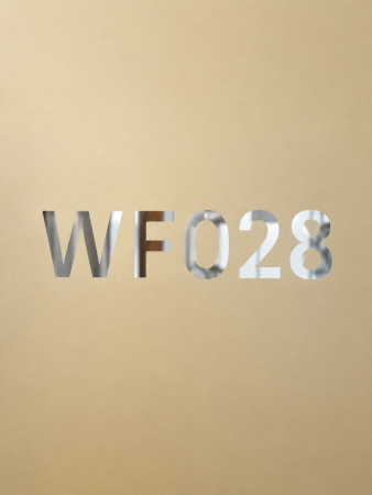 Плёнка витражная WF028 OYU Film Gold 1,22 метражом 