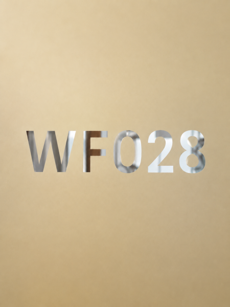 Плёнка витражная WF028 OYU Film Gold 1,22 метражом 