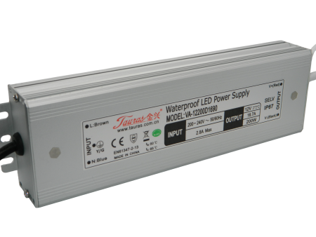 Трансформатор Tauras уличный 200W-12V