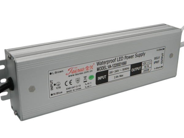 Трансформатор Tauras уличный 200W-12V